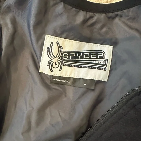 Spyder Black Snow Bib Pants - Picture 2 of 3